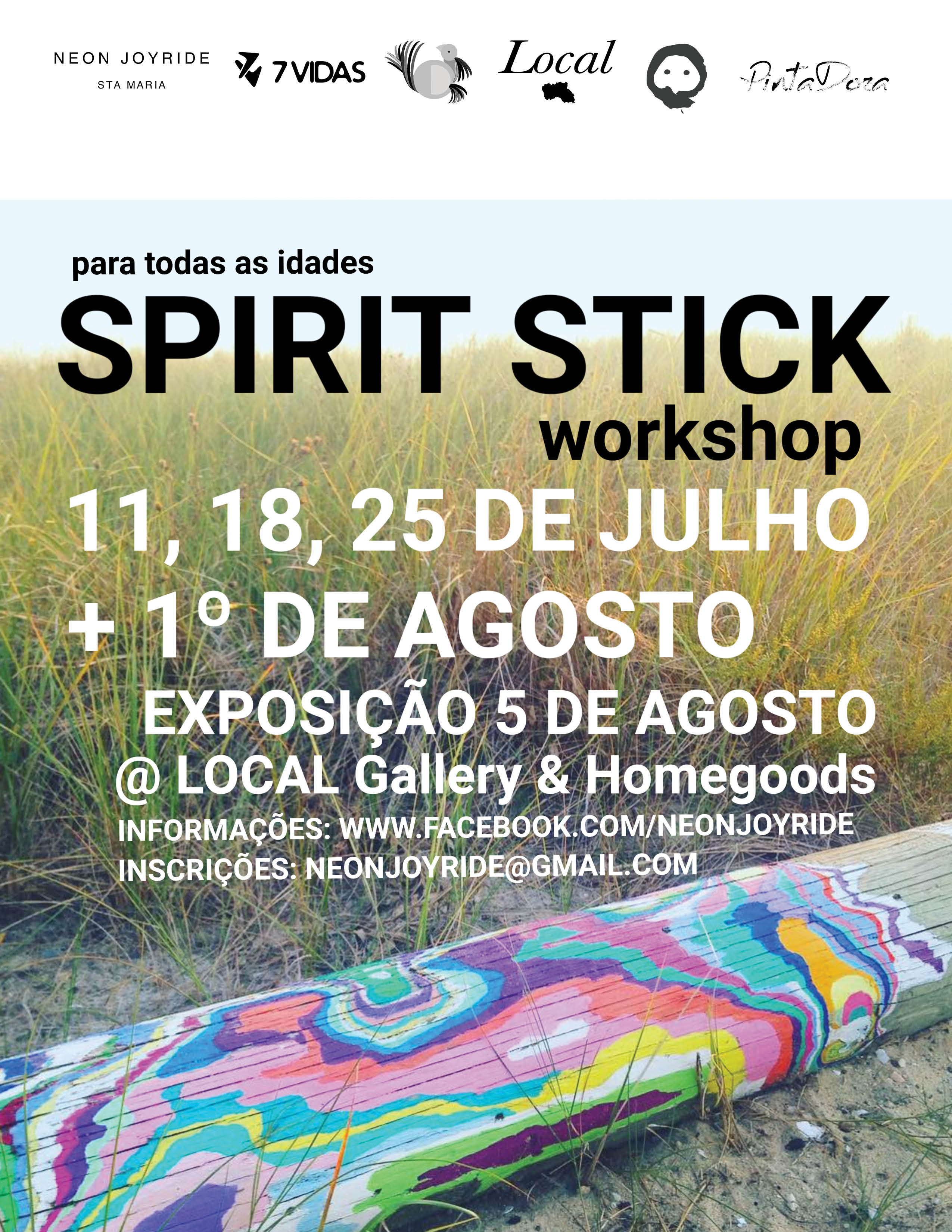 SPIRIT STICK Workshop - Art & Nature, Connecting with our Coastline by Neon Joyride, Monk Santa Maria and Local Santa Maria