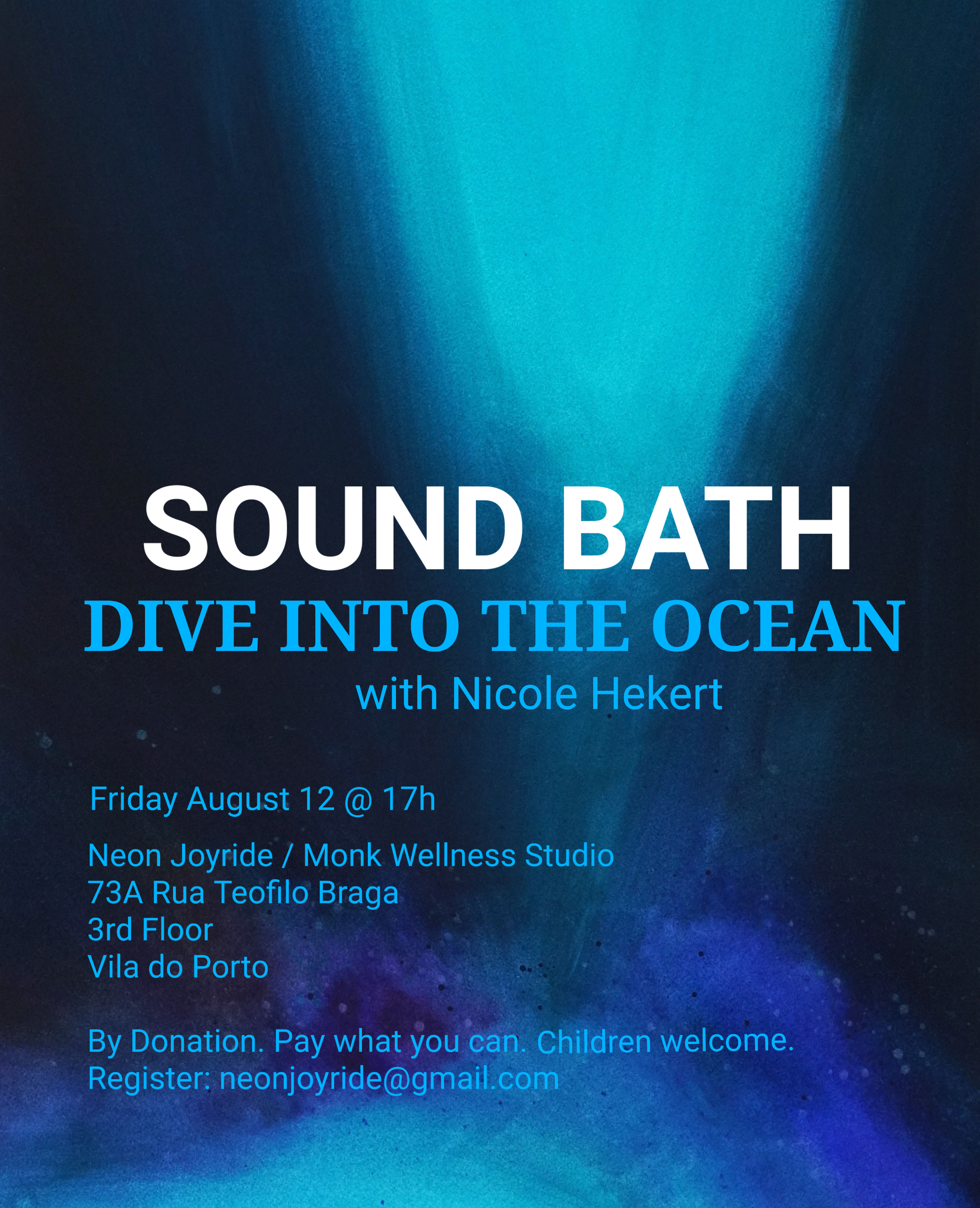 Sound Bath - Dive into the Ocean with Nicole Hekert -a Neon Joyride Event