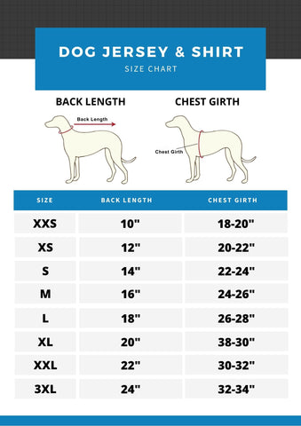 Size chart– Togpetwear