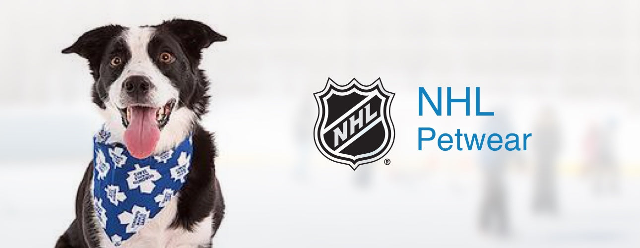 NHL Dog Jerseys, NHL Pet Carriers, Harness, Bandanas, Leashes