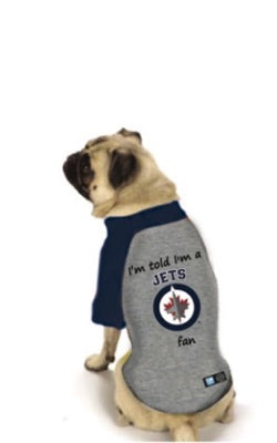 winnipeg jets dog jersey