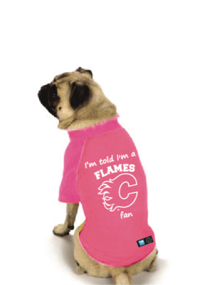 calgary flames dog jersey