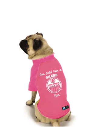 oilers dog jersey
