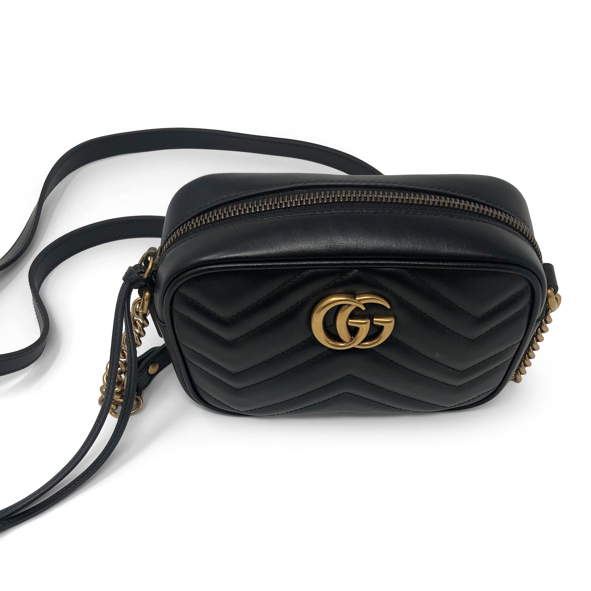 gucci black camera bag