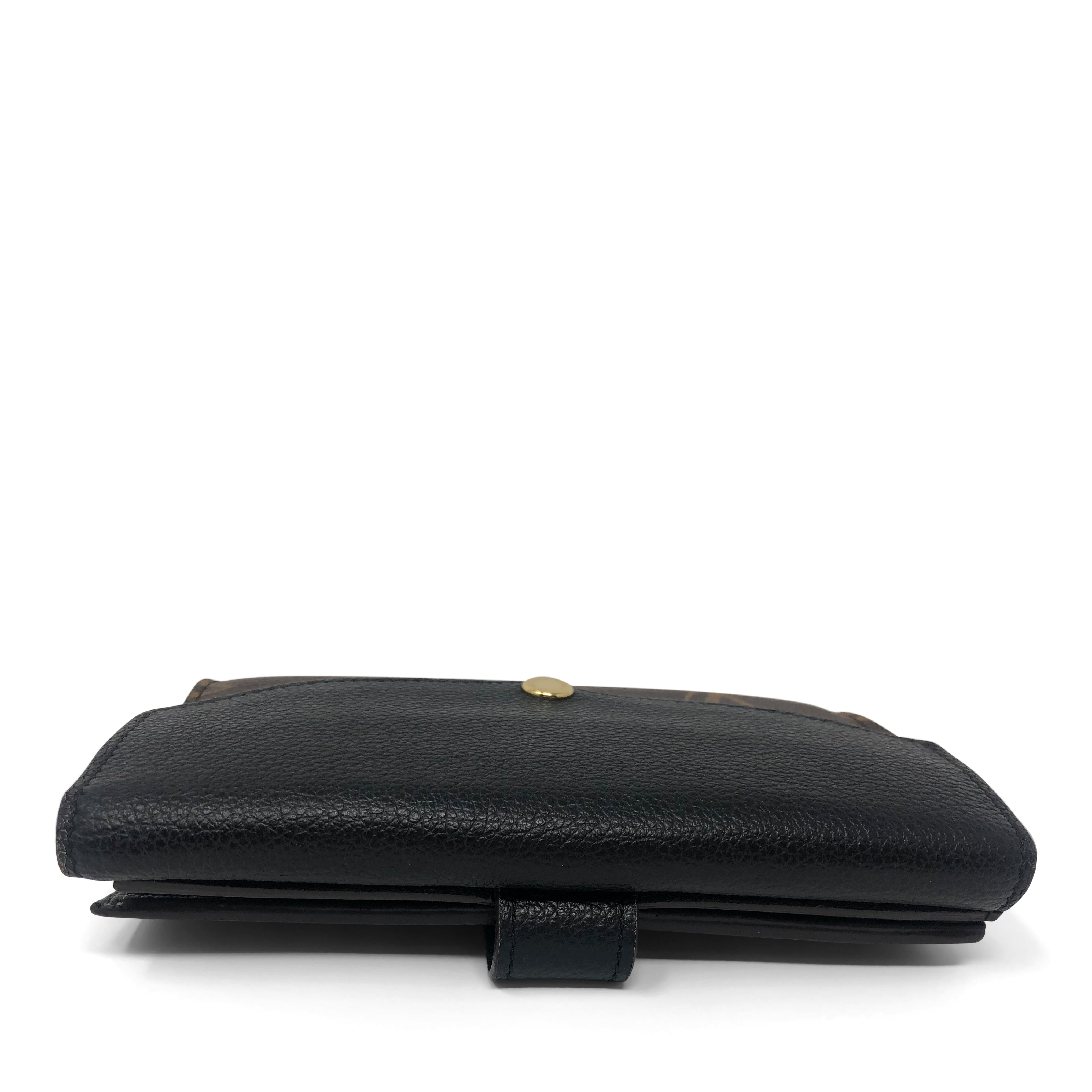 Black Louis Vuitton Vernis Leather Ludlow Wallet For Sale at 1stDibs