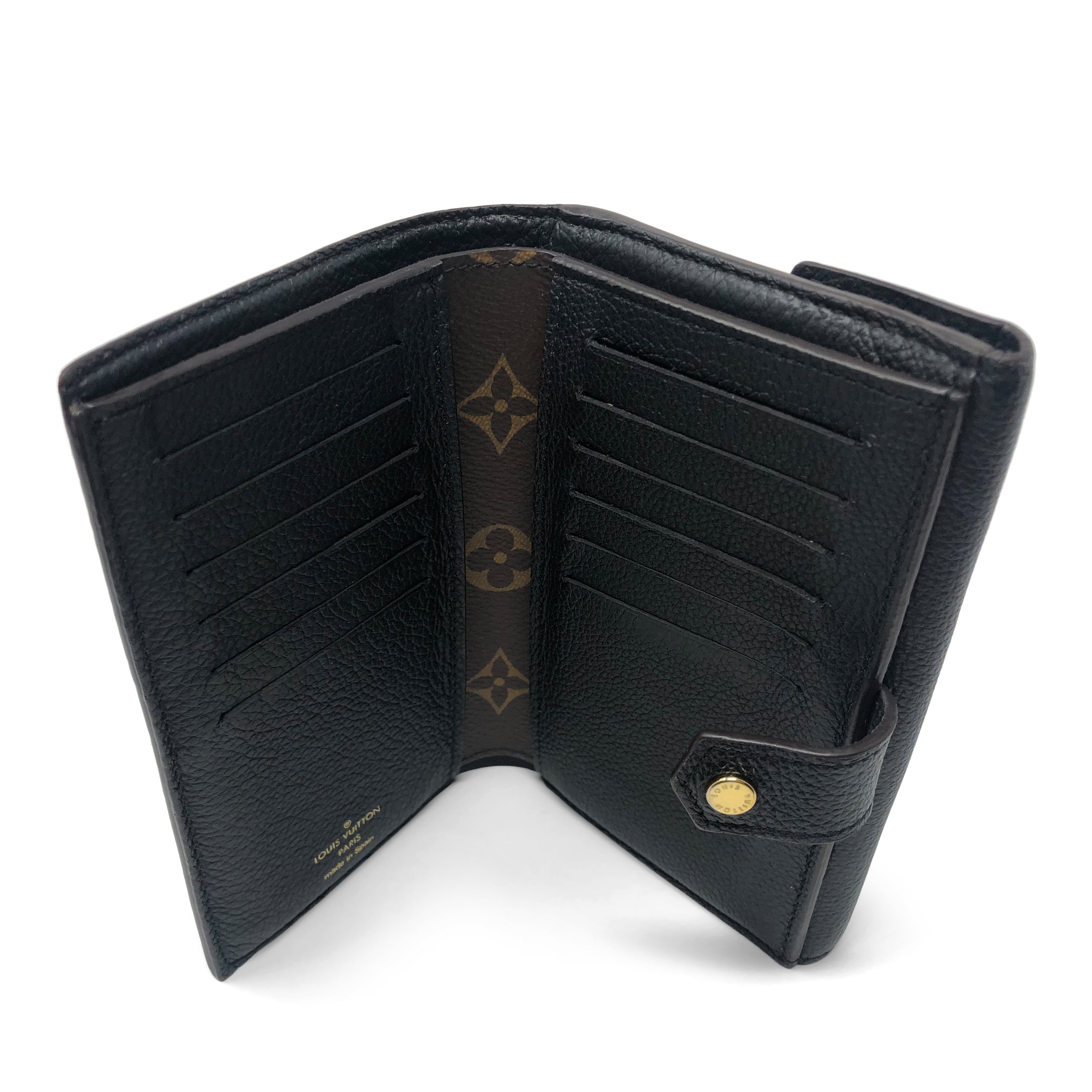 Louis Vuitton Pallas Compact Wallet Monogram & Noir | eBay