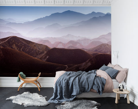 Jass London Colorful Mountains Mural Wallpaper