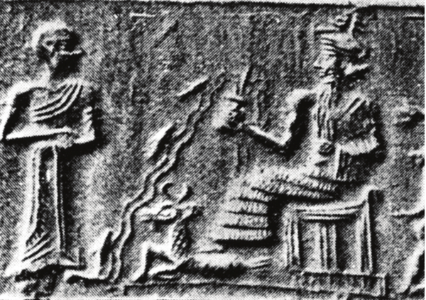"The Enthroned Enki" (B.M. 103232), The British Museum