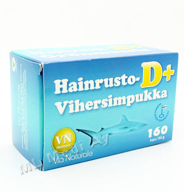 Hainrusto-Vihersimpukka D+ 160 kaps.