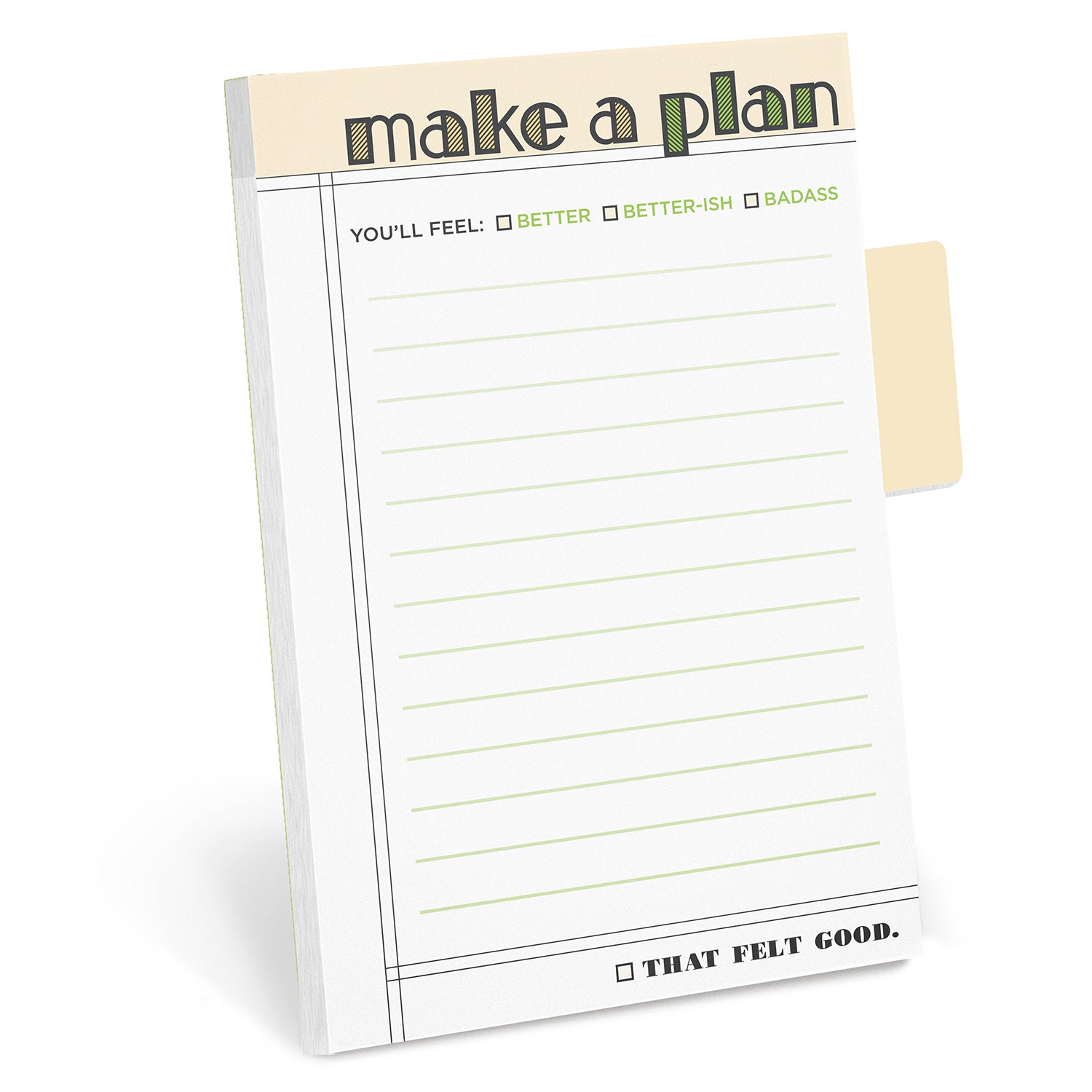 Make A Plan Sticky Tabs Notepad Sticky Notes / Sticky Tabs Note Pad