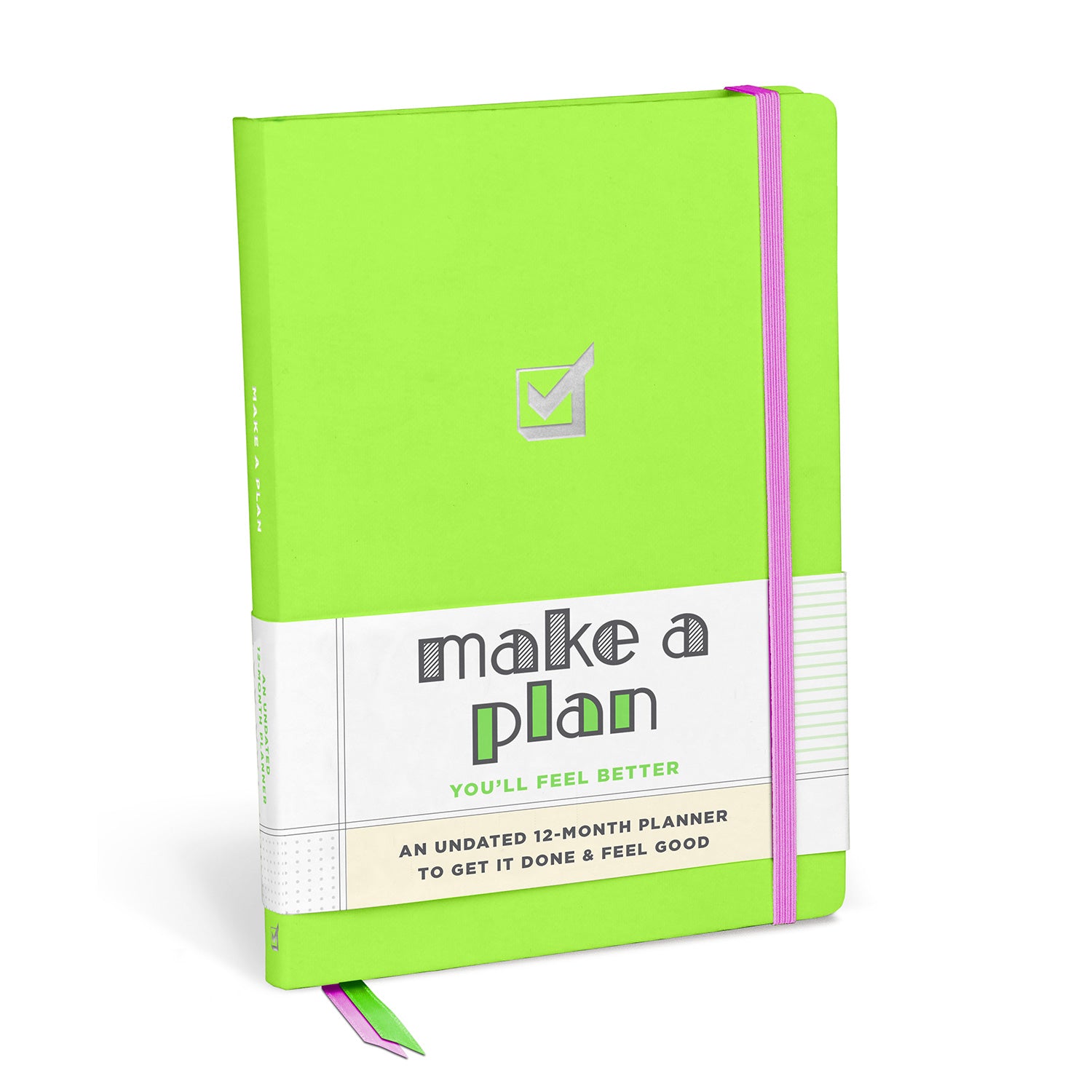 Make A Plan Undated Planner & Weekly Agenda Notebook