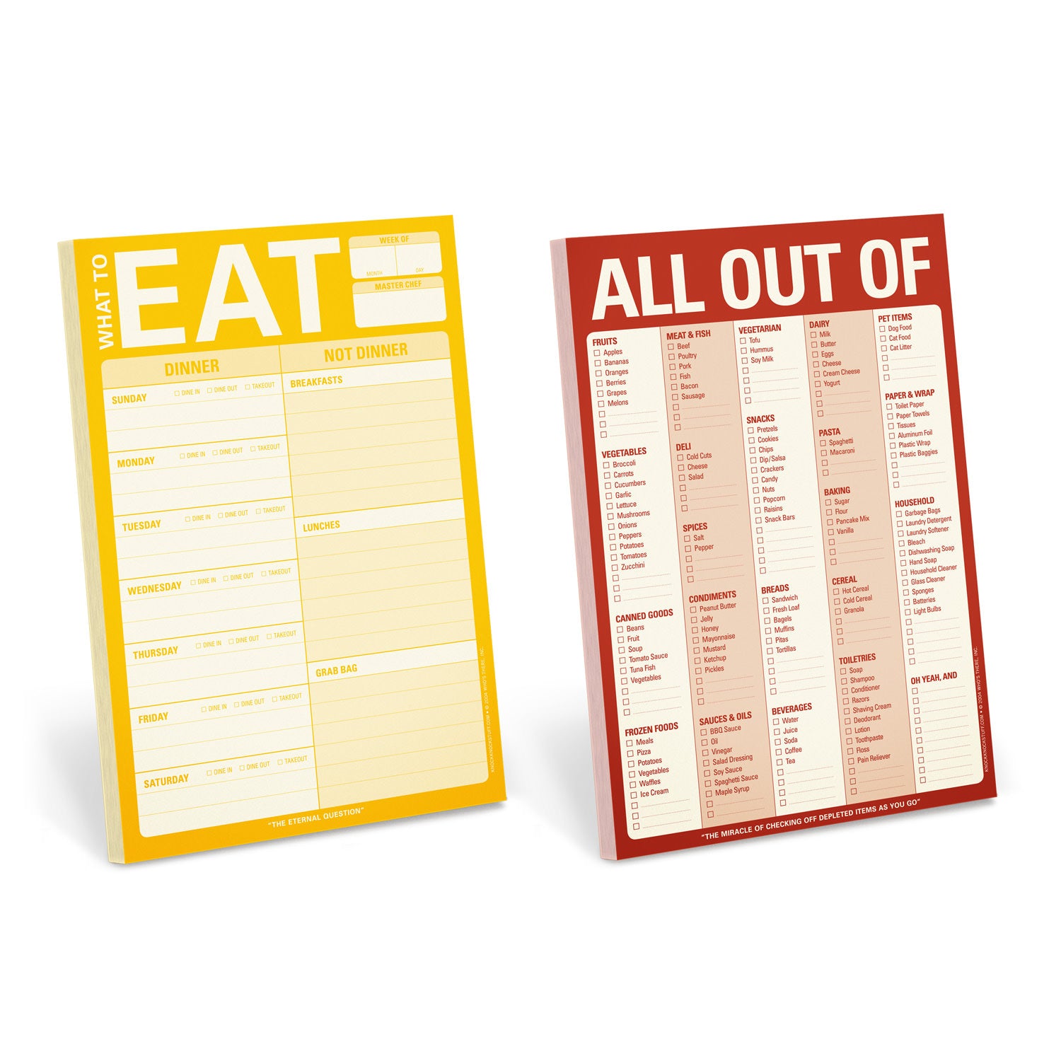 Let's Eat! Notepad Set