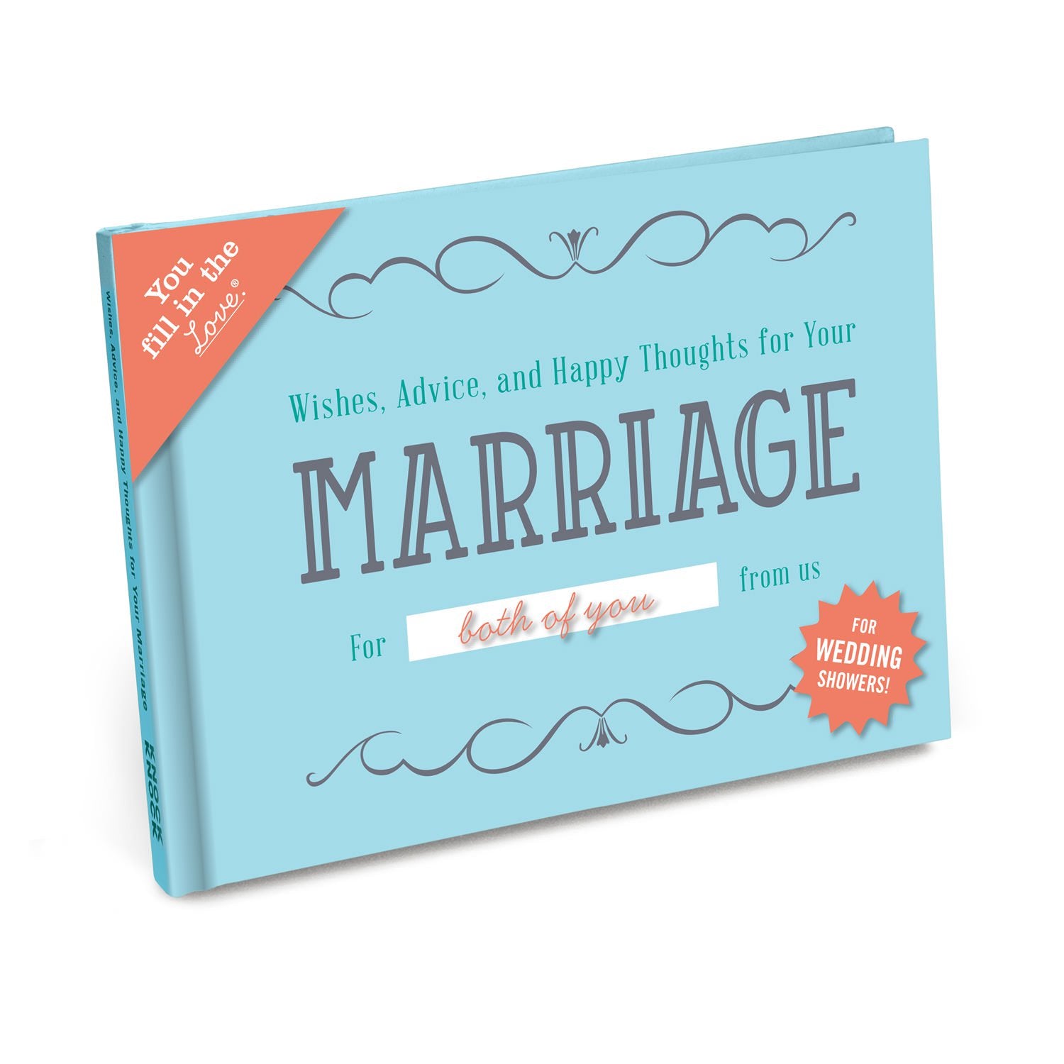 Wishes, Advice, And Happy Thoughts For Your Marriage Wedding Shower Fill In The Love® Book