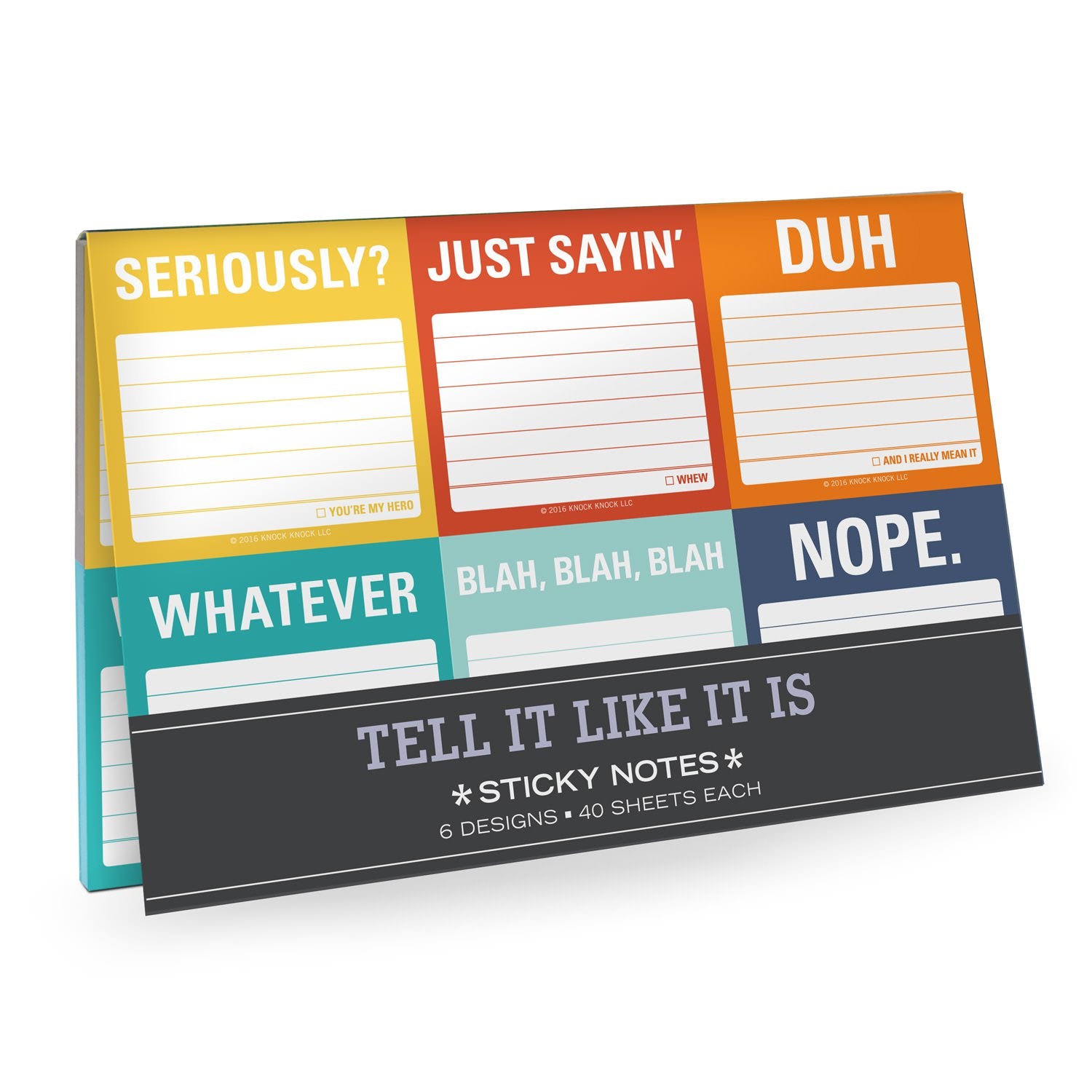 Tell It Like It Is Sticky Notes Set / Packet