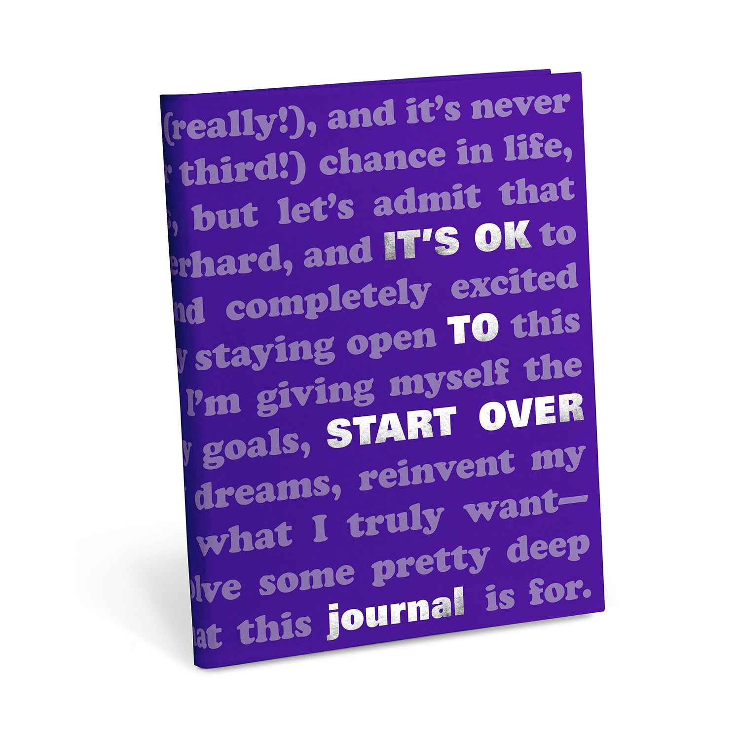 It's OK To Start Over Journal