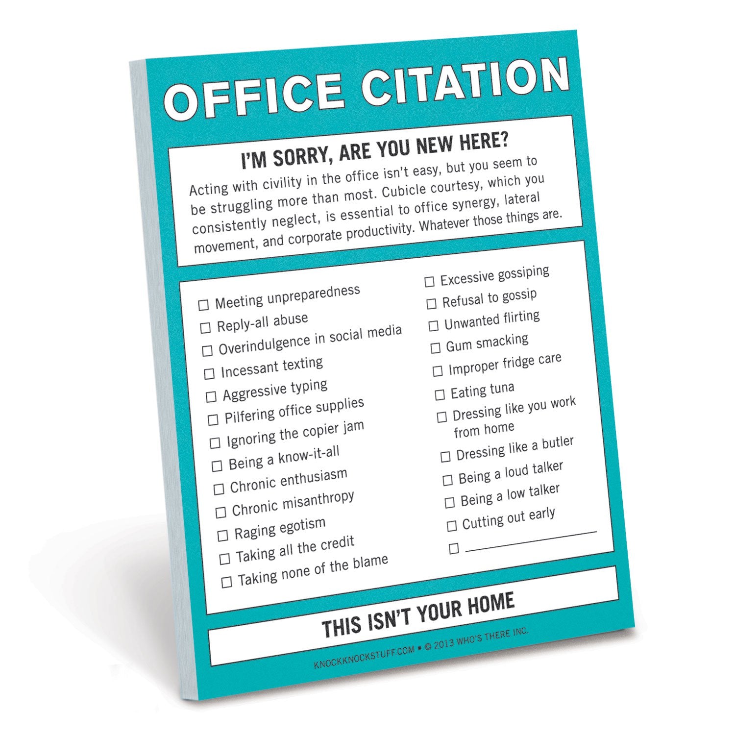 Office Citation Nifty Notes