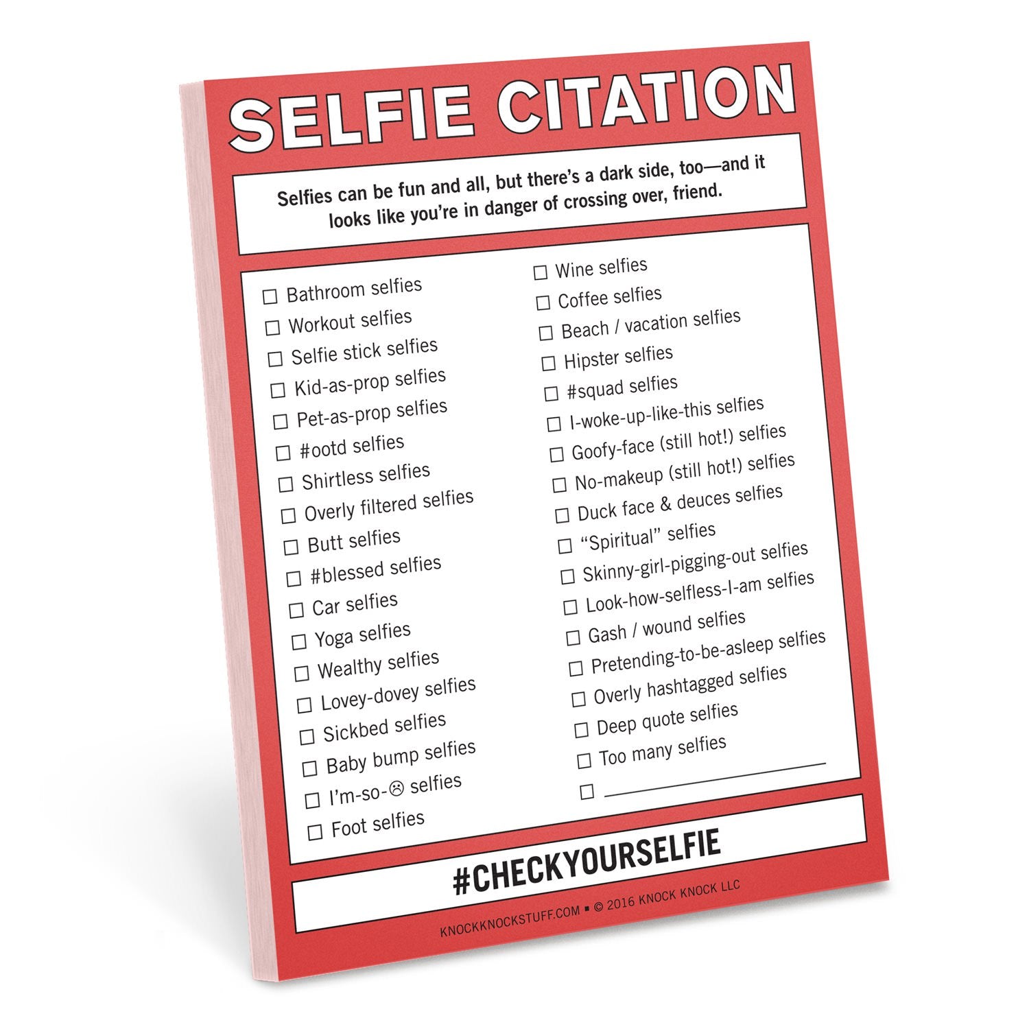 Selfie Citation Nifty Notes