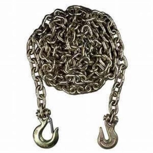 Steel Tow Chain with Clevis Hooks (Grade# 43) (5/16 x 20') 