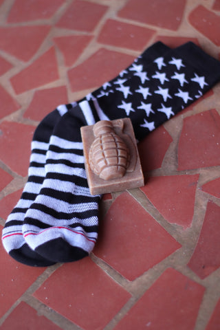 Grenade Soap and SOLEDIER socks