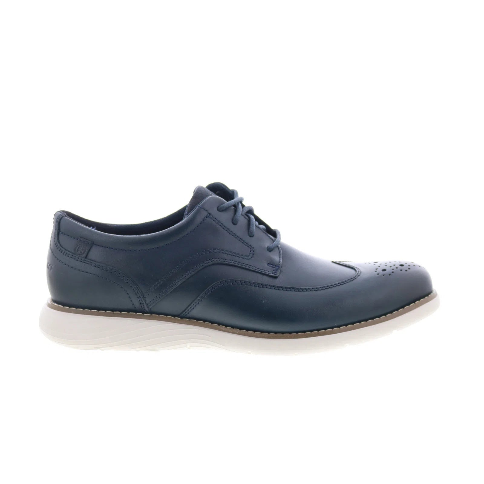 Rockport Garett Wingtip Mens Blue Oxfords & Lace Ups Wingtip & Brogue Shoes