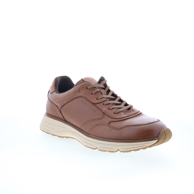 Rockport Weston Mens Brown Leather Lace Up Lifestyle Sneakers Shoes - Secondary Image