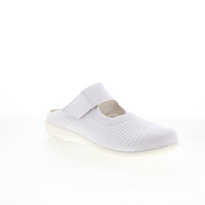 Spenco Magnolia Slip-On SP1012WHT Womens White Mary Jane Flats Shoes - Secondary Image