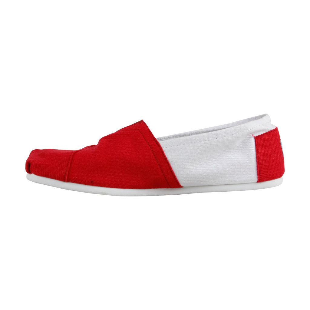 Toms Classics University Of Wisconsin Mens Red Casual Slip On Loafers ...