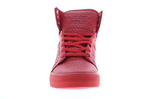 Skalk zwavel vertegenwoordiger Supra Skytop 08174-666-M Mens Red High Top Lace Up Skate Sneakers Shoe -  Ruze Shoes