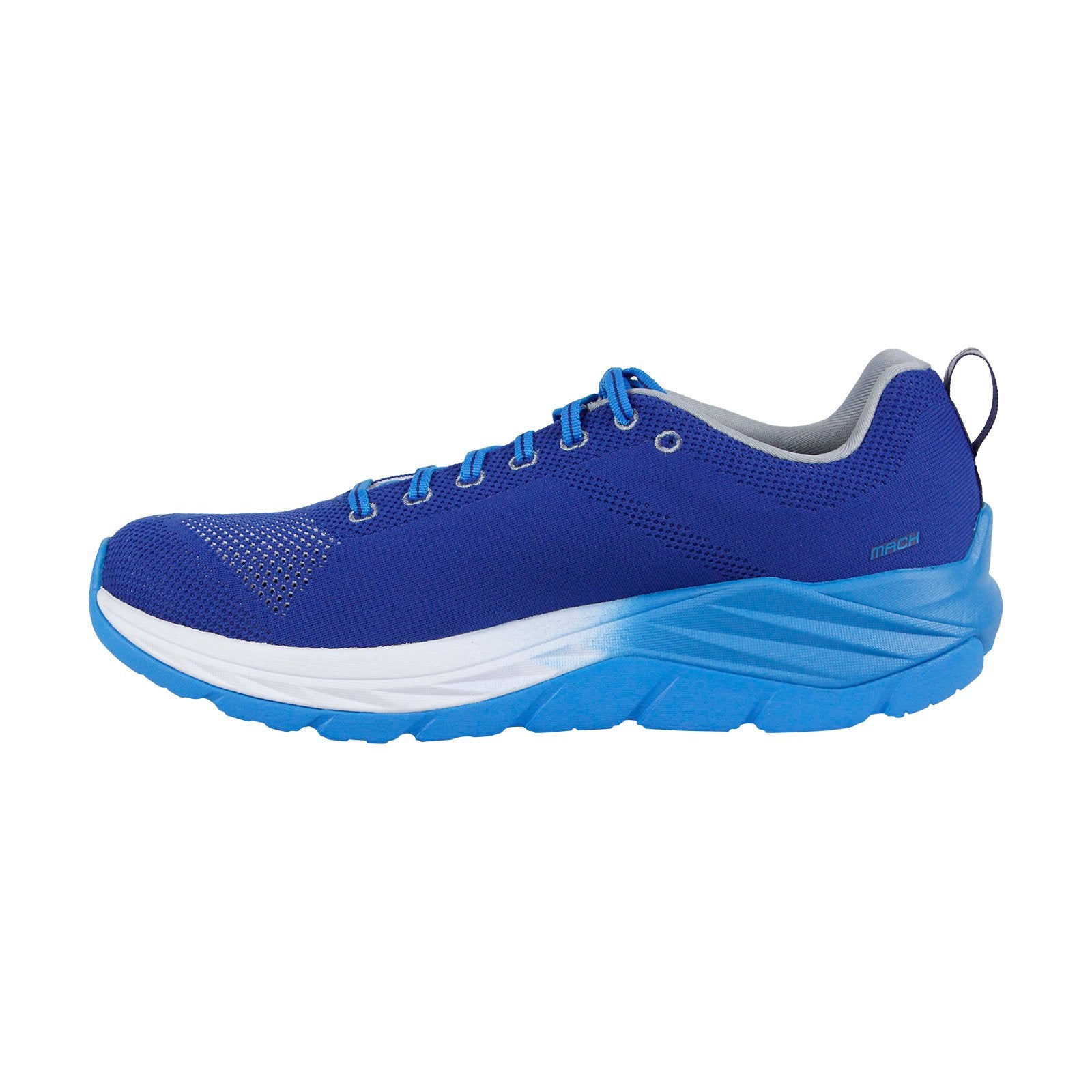 Hoka One One Mach 1019279 Mens Blue Canvas Lace Up Athletic Running Sh ...