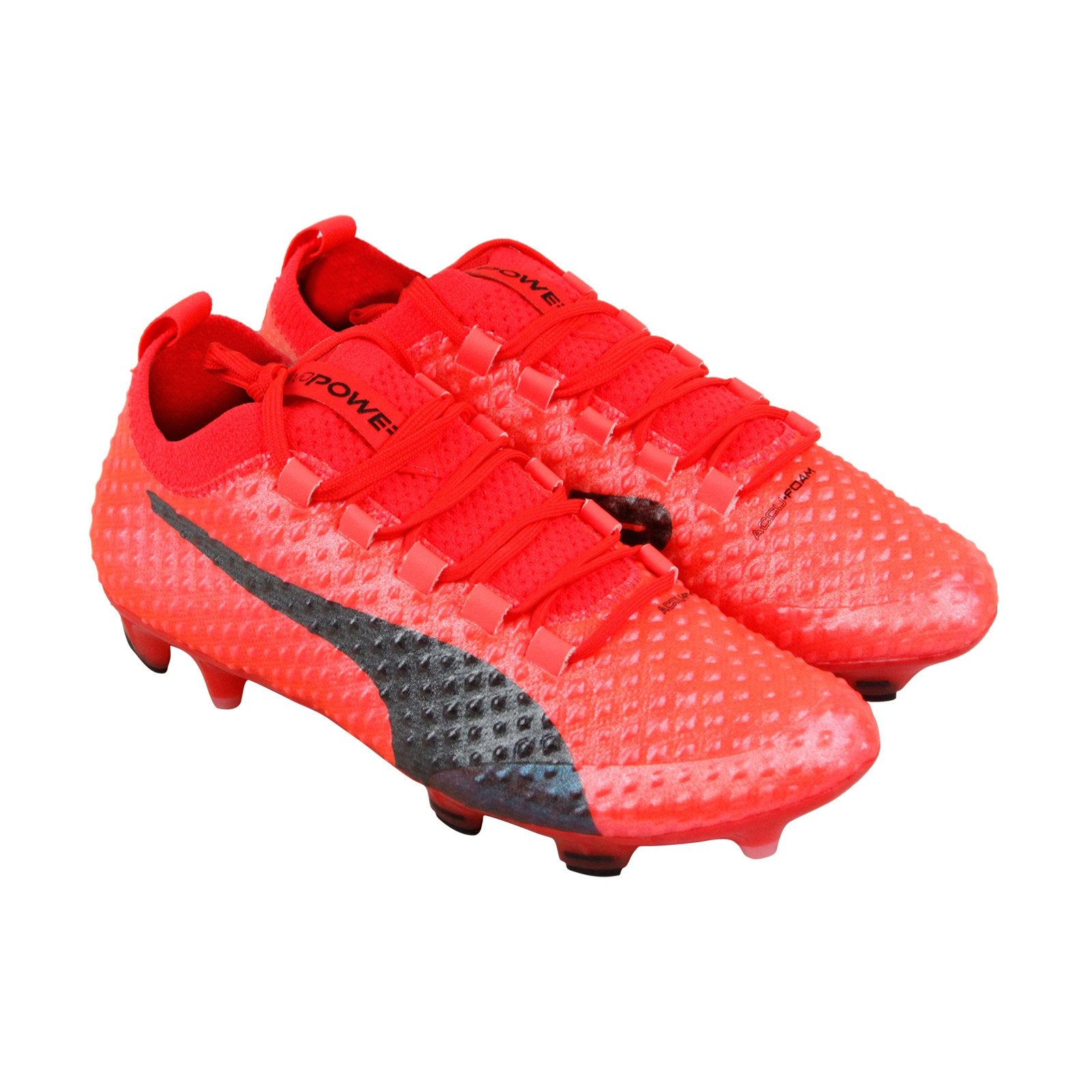 red puma cleats