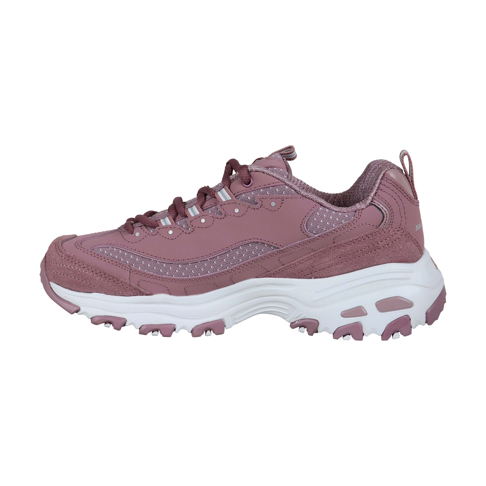 Skechers Polka Nite 13142 Womens Pink Canvas Casual Sneakers - Ruze Shoes