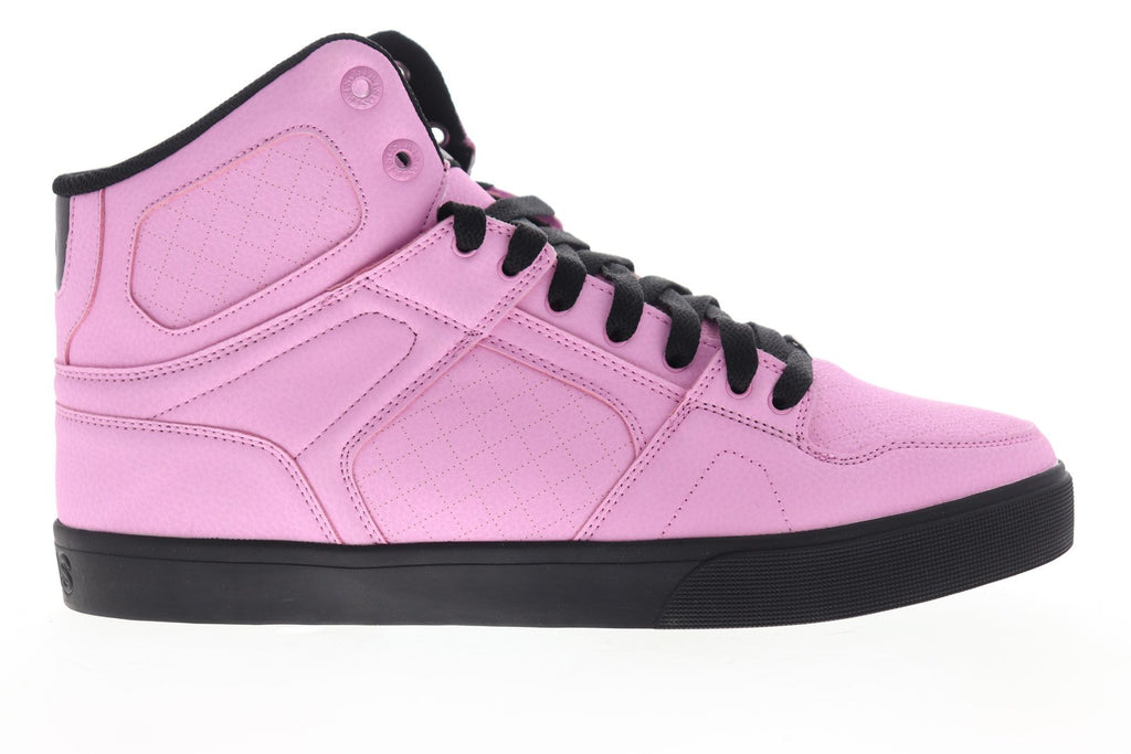 Osiris NYC 83 VLC DCN 1336 2705 Mens Pink Leather Lace Up Skate Sneake ...