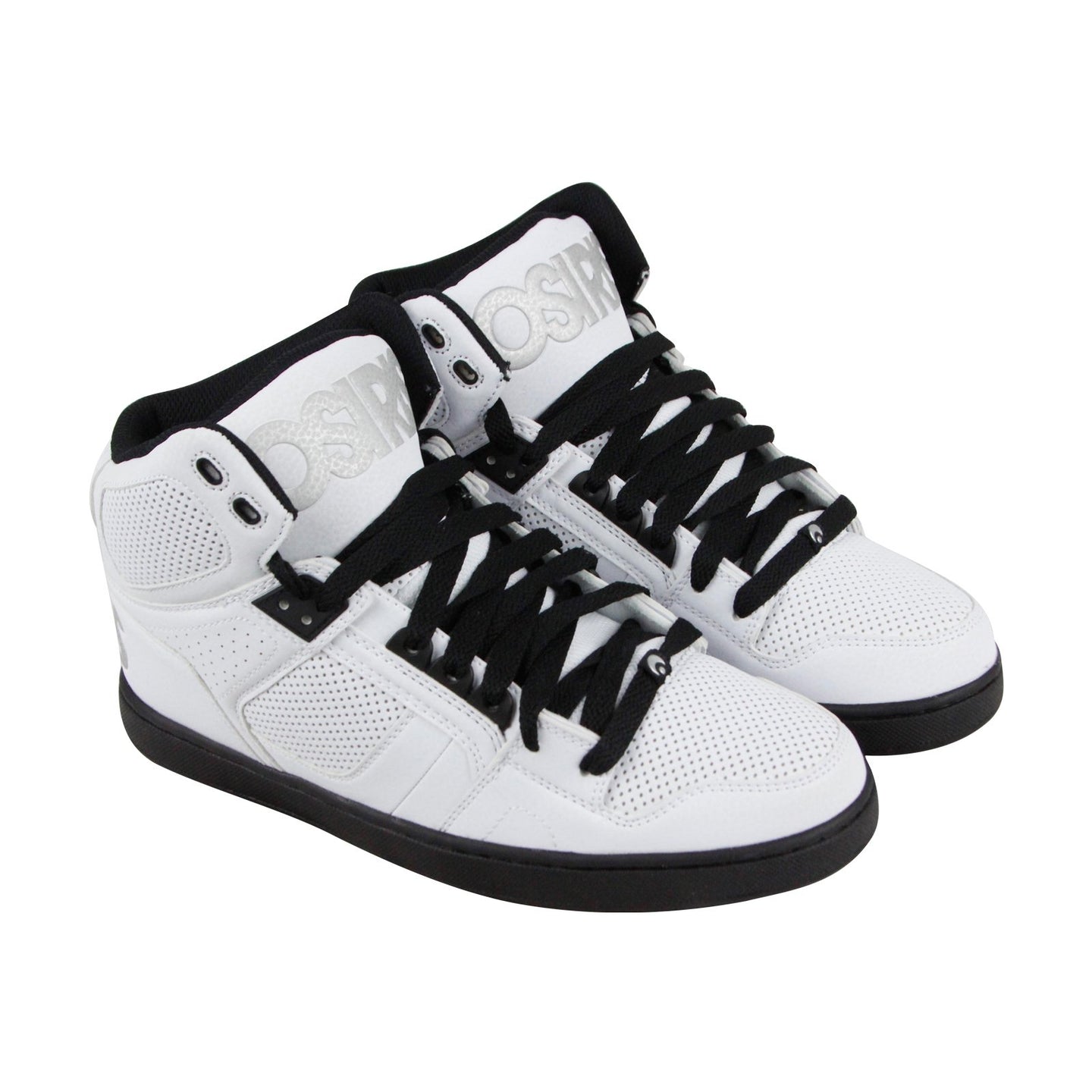 Osiris Nyc 83 Clk 1343 221 Mens White Leather Lace Up Skate Sneakers S ...