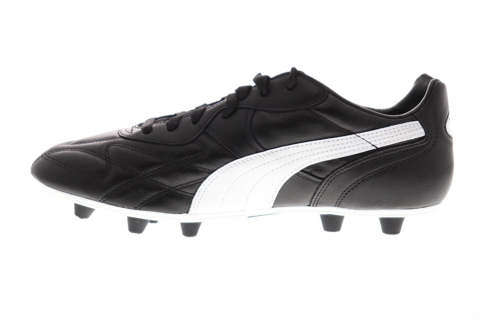 Puma King Top Di Fg 17011501 Mens Black Leather Athletic Soccer Cleats ...