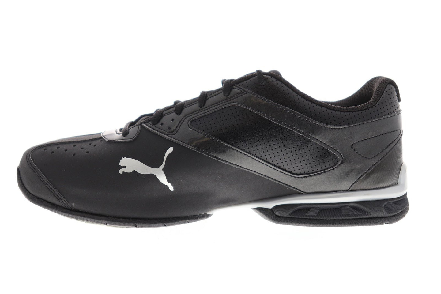 Puma Tazon 6 Wide Fm Mens Black Wide 2E Low Top Athletic Gym Running S ...