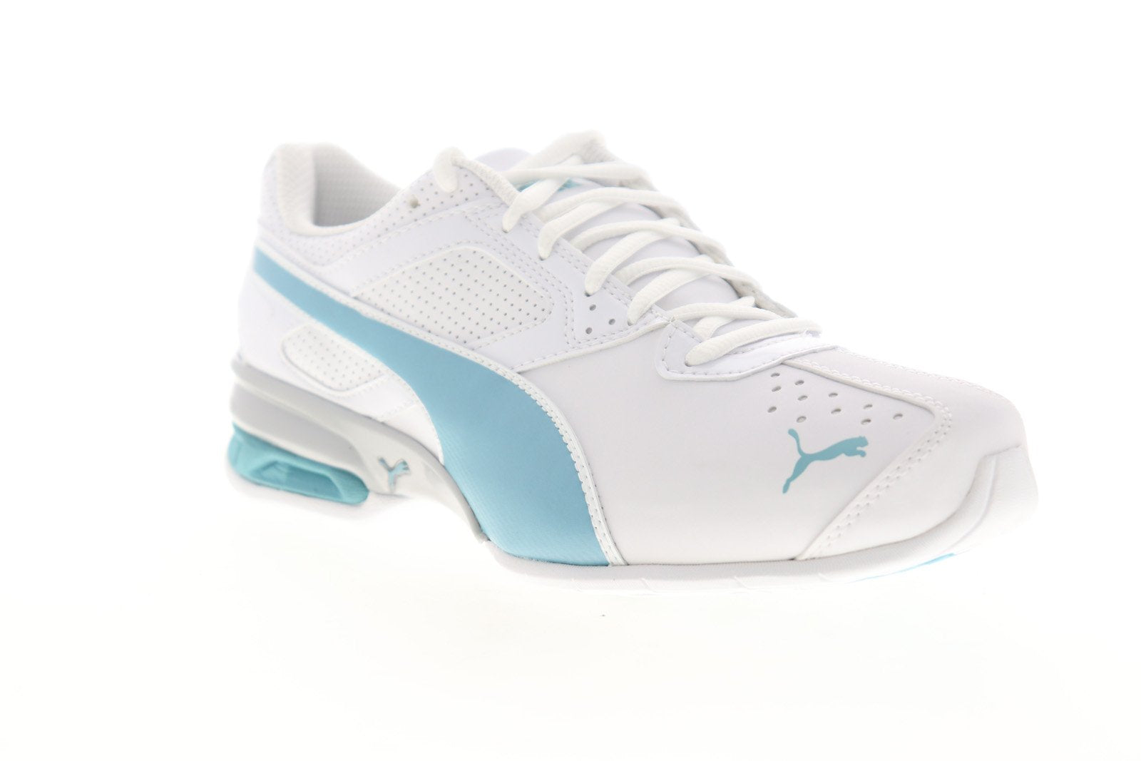 Puma Tazon 6 FM 18987732 Womens White Leather Low Top Athletic Running ...