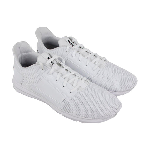 puma white canvas sneakers