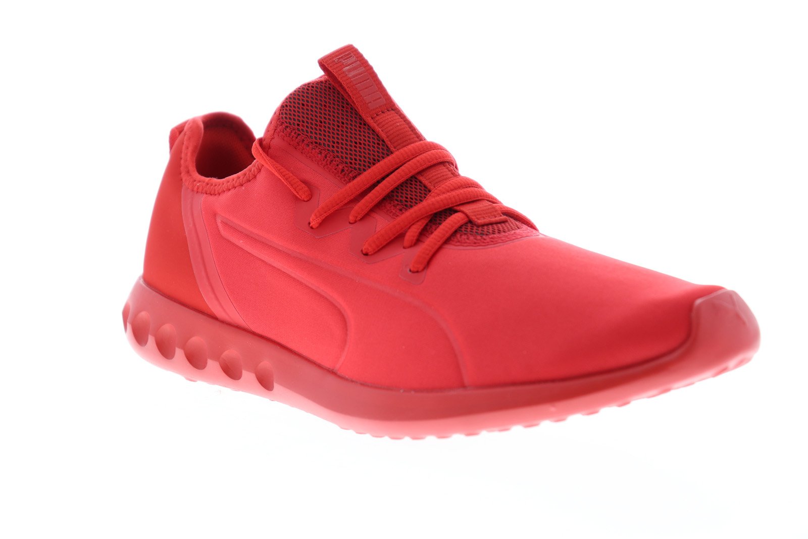 2 X 19094702 Mens Red Canvas Low Top Lace Up Athletic Runn -
