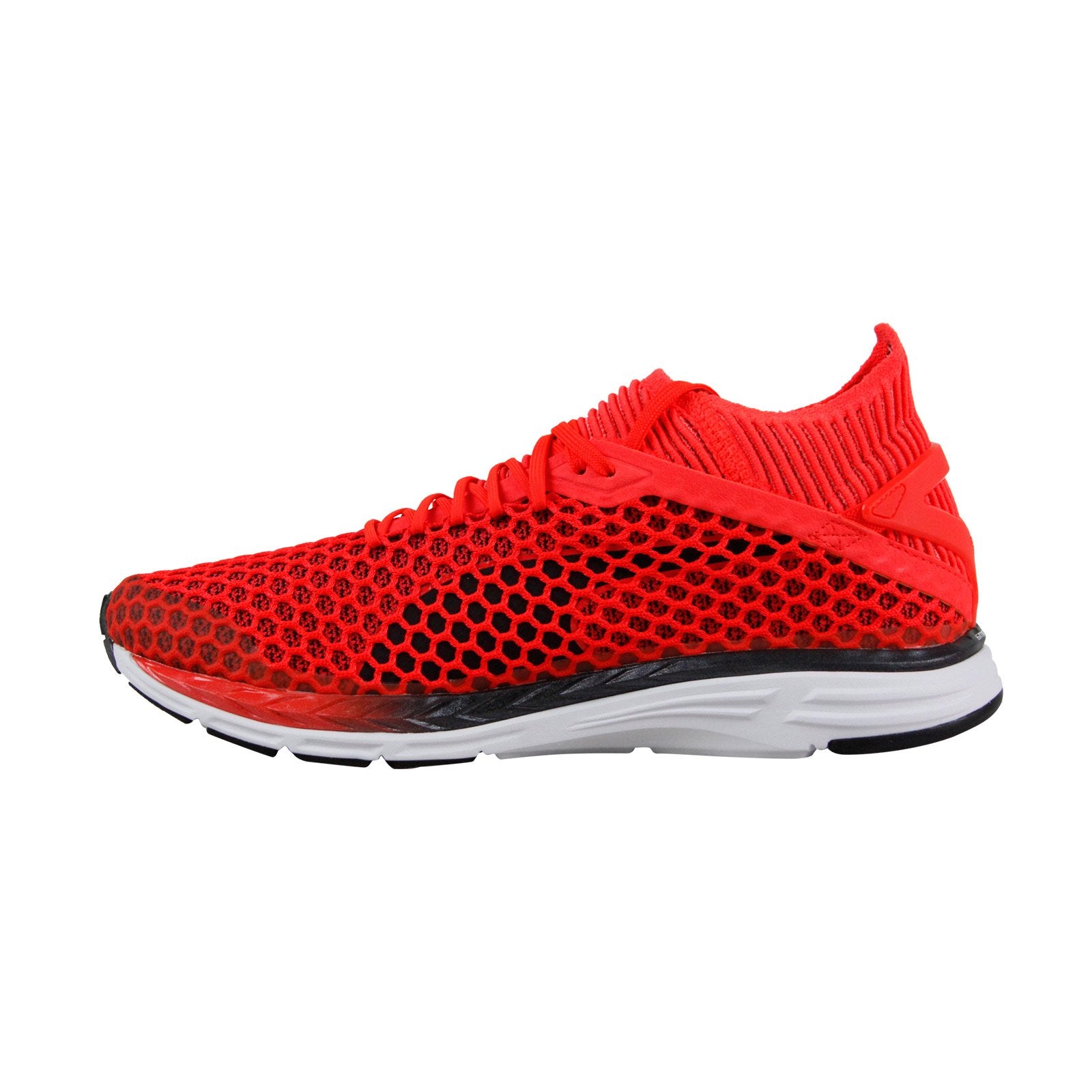 Puma Speed Ignite Netfit 2 19097701 Mens Red Mesh Lace Up Run - Ruze Shoes