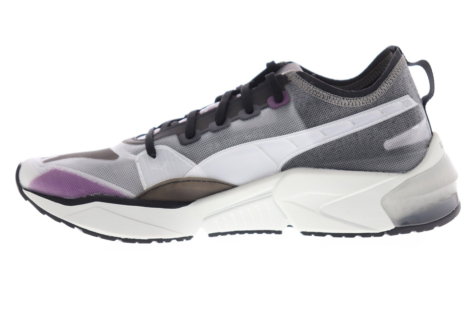 Puma LQD Cell Optic Sheer Mens Gray Mesh Low Top Athletic Cross - Ruze Shoes