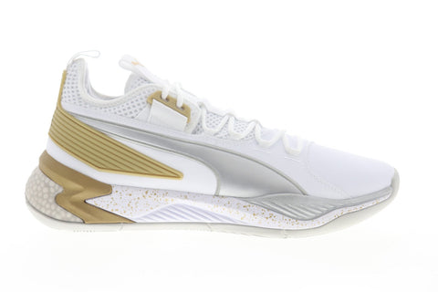 llave inglesa siguiente Rápido Puma Uproar Hybrid Court Core Mens White Low Top Athletic Basketball S -  Ruze Shoes