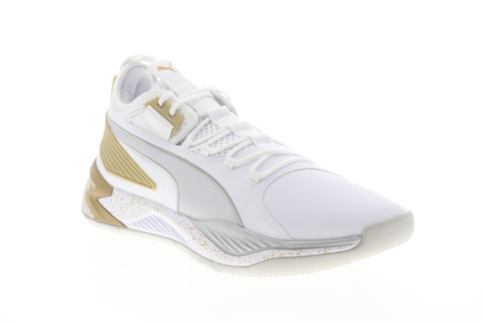llave inglesa siguiente Rápido Puma Uproar Hybrid Court Core Mens White Low Top Athletic Basketball S -  Ruze Shoes