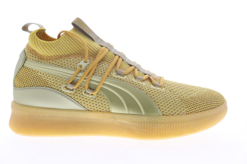 Puma Court Run Mens Gold Top Athletic Basketbal - Ruze Shoes