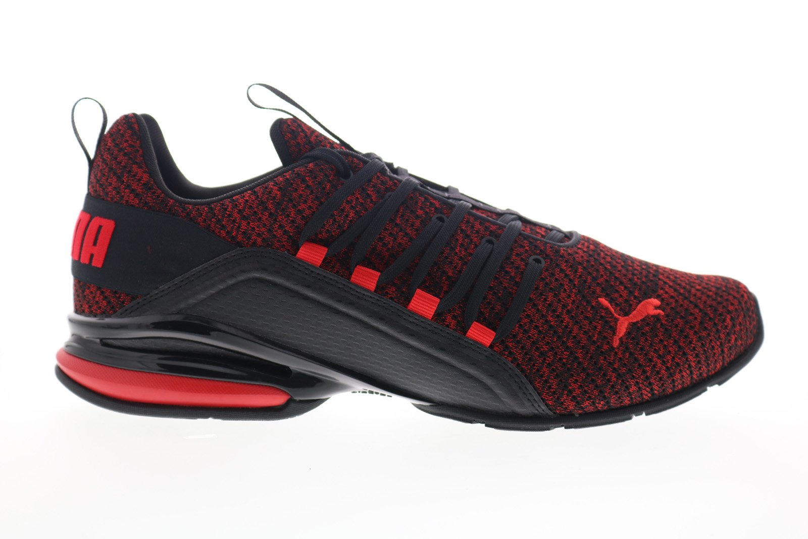 Puma Axelion Ultra 19413402 Mens Red Canvas Lace Up Athletic Running S ...