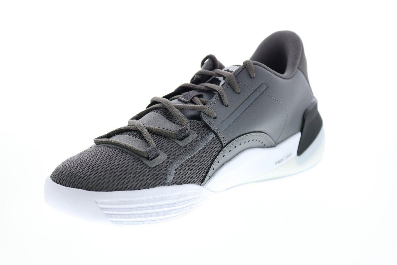Puma Clyde Hardwood Team 19445403 Mens Gray Athletic Basketball Shoes ...