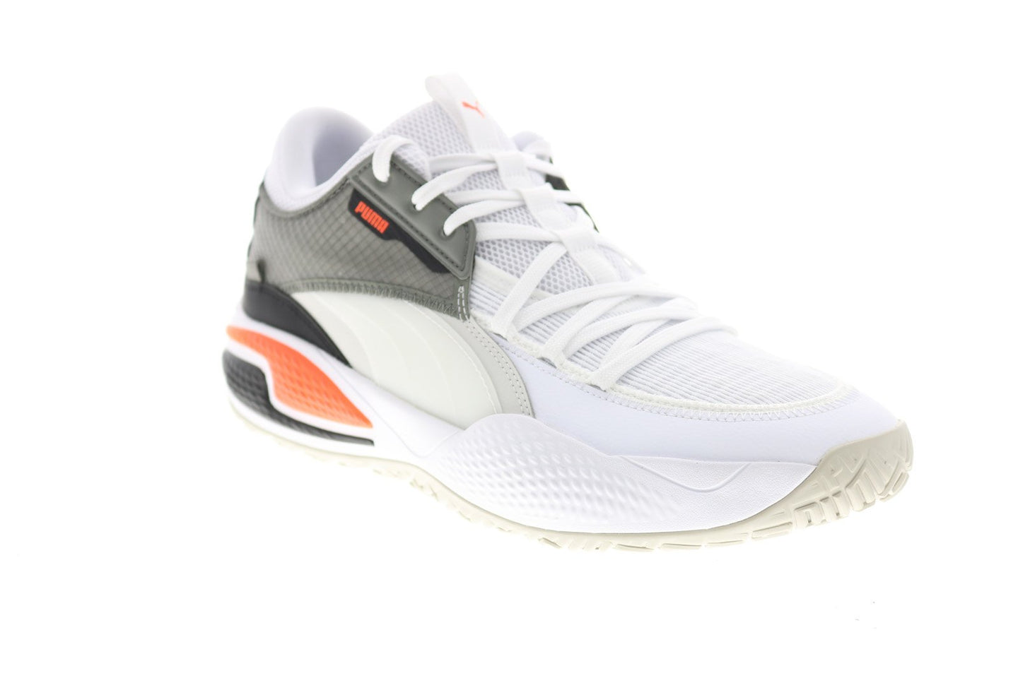 Puma Court Rider Basketball 19506404 Mens White Synthetic Low Top Athl - Ruze Shoes