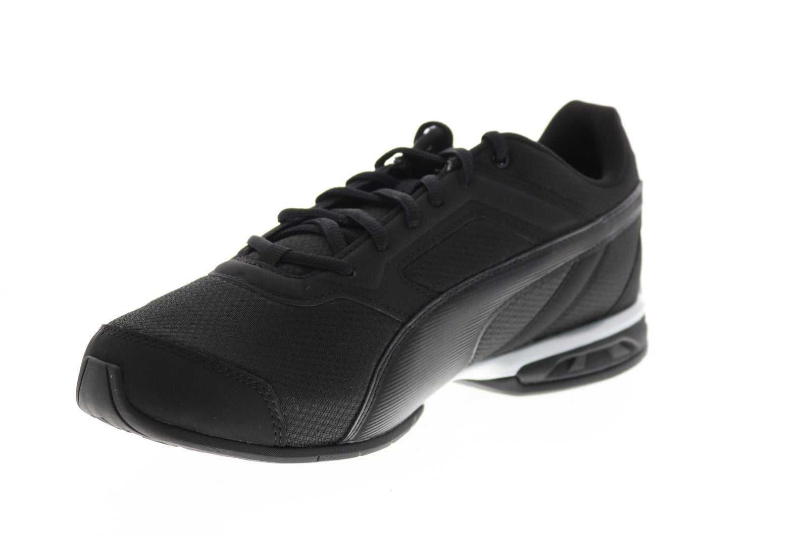 Puma Tazon 7 19520802 Mens Black Leather Lifestyle Sneakers Shoes ...