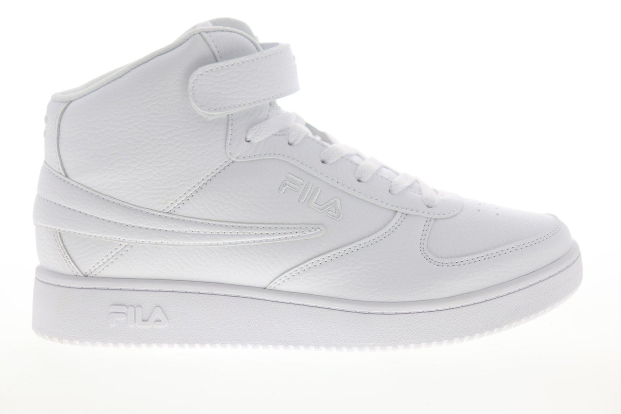 Fila A High 1CM00540-100 Mens White Lace Up Lifestyle Sneakers Shoes ...