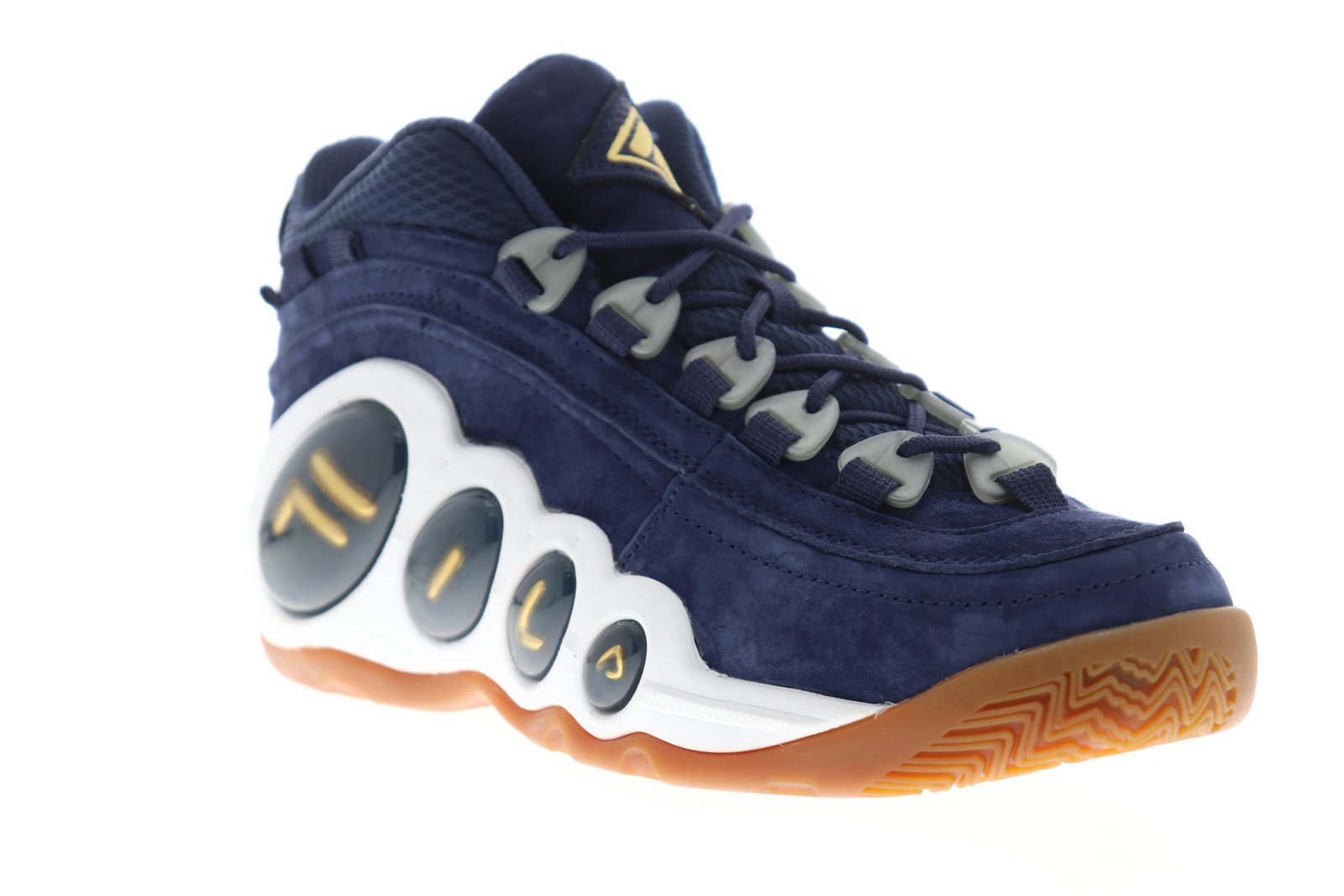 Fila Bubbles 1BM00036-127 Mens Blue Suede Casual Basketball Sneakers S -  Ruze Shoes
