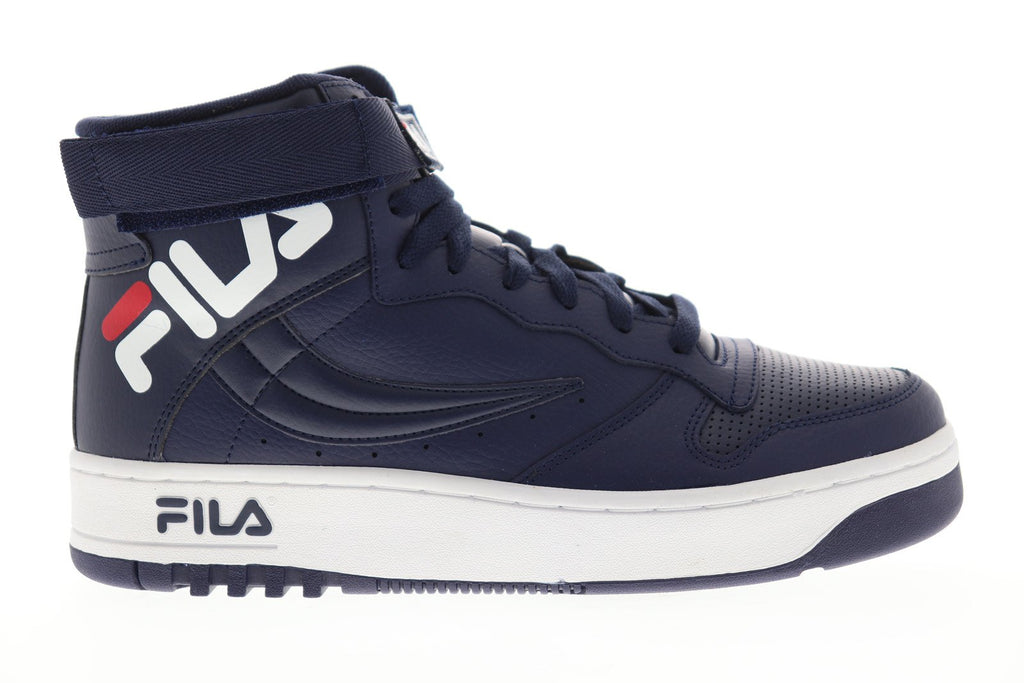 Fila Fx-100 Big Logo 1BM00201-422 Mens Blue Casual High Top Sneakers S ...